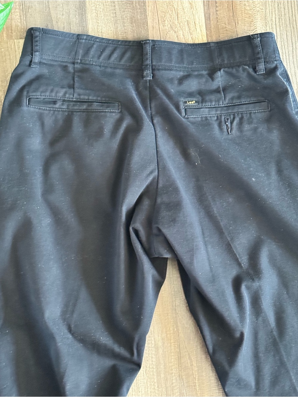 Lee Black Men's Straight Chino Pants - Picture 4 of 4